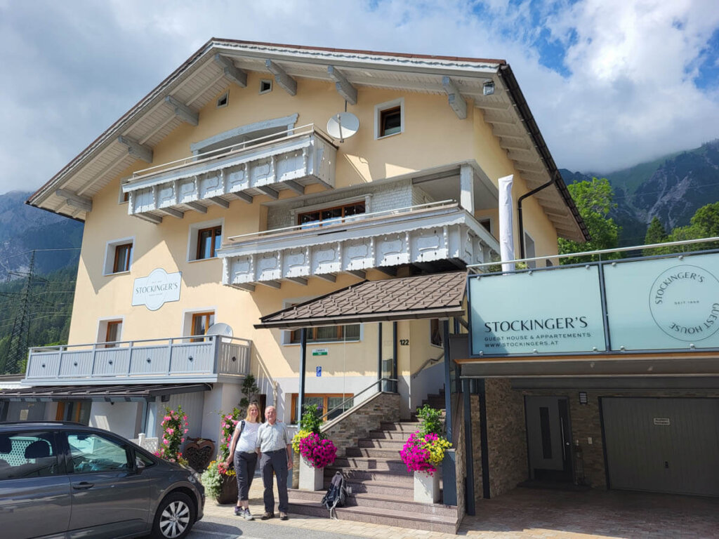 Unsere Unterkunft im Klostertal: Stockinger's Guesthouse in Klösterle