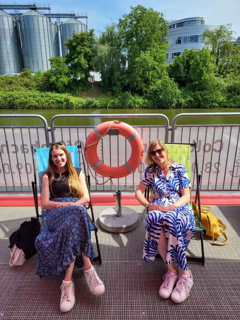 Relaxen an Bord der MS experimenta