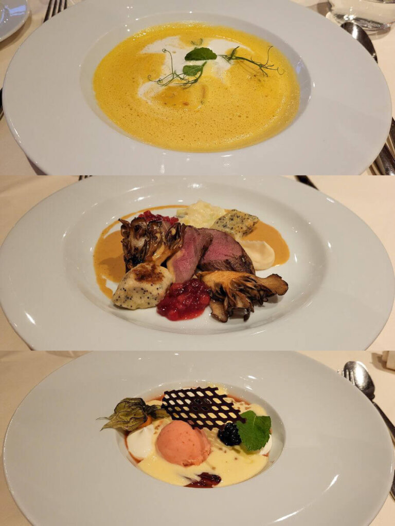 Herbstliches Genussmenü im Enztalhotel in Enzklösterle im Schwarzwald