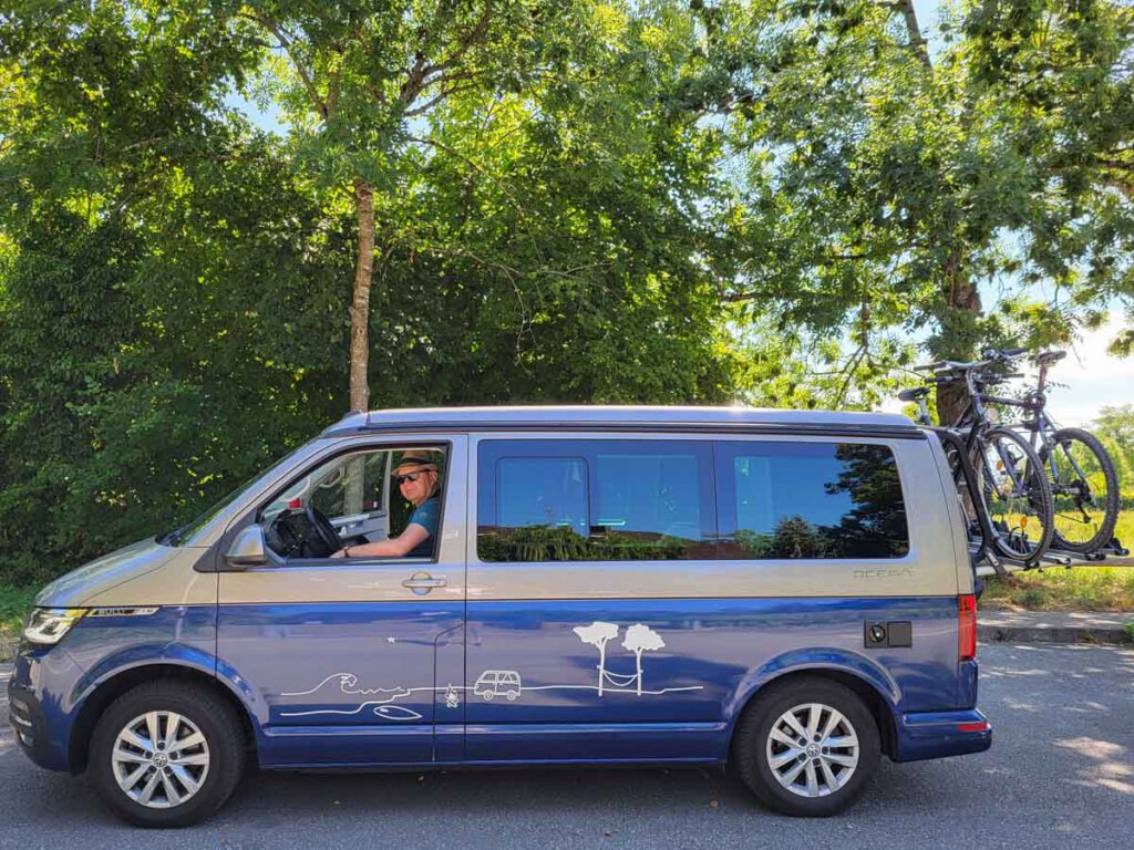 Unterwegs mit Bulli & unseren alten Fahrrädern