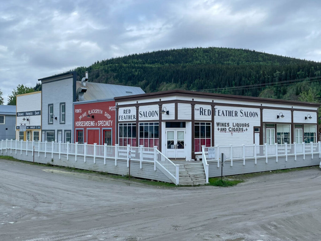 So sieht es in der Goldgräberstadt Dawson City im kanadischen Yukon aus