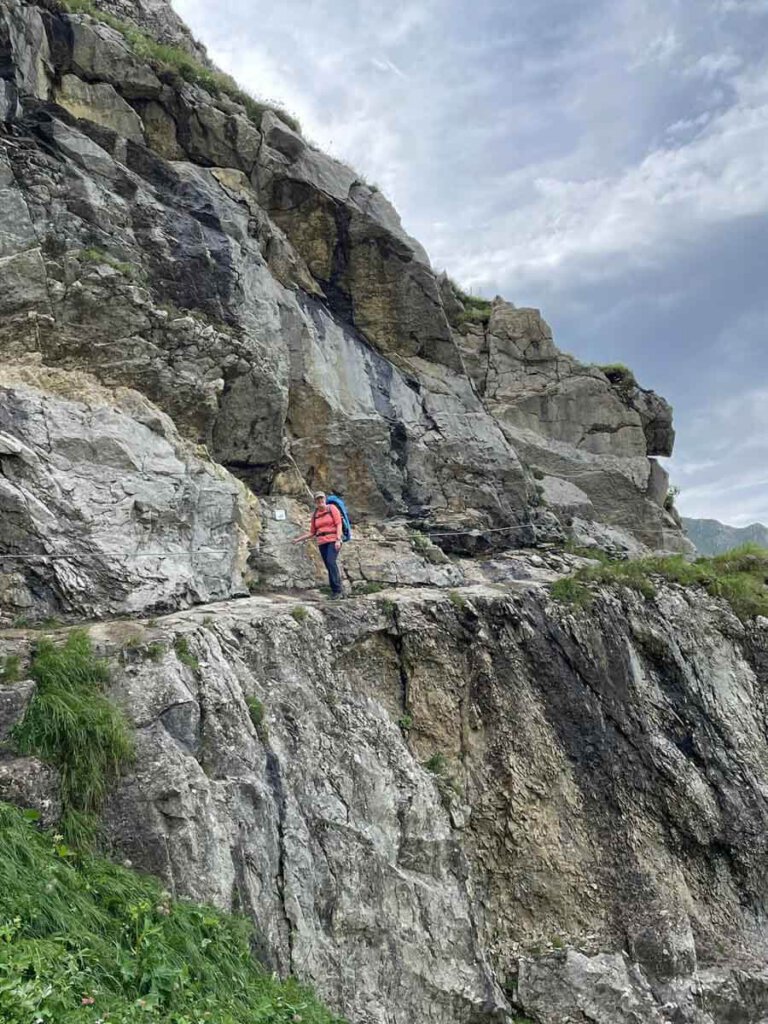 Highlight der Hüttenwanderung in den Allgäuer Alpen: Laufbacher Eck Weg