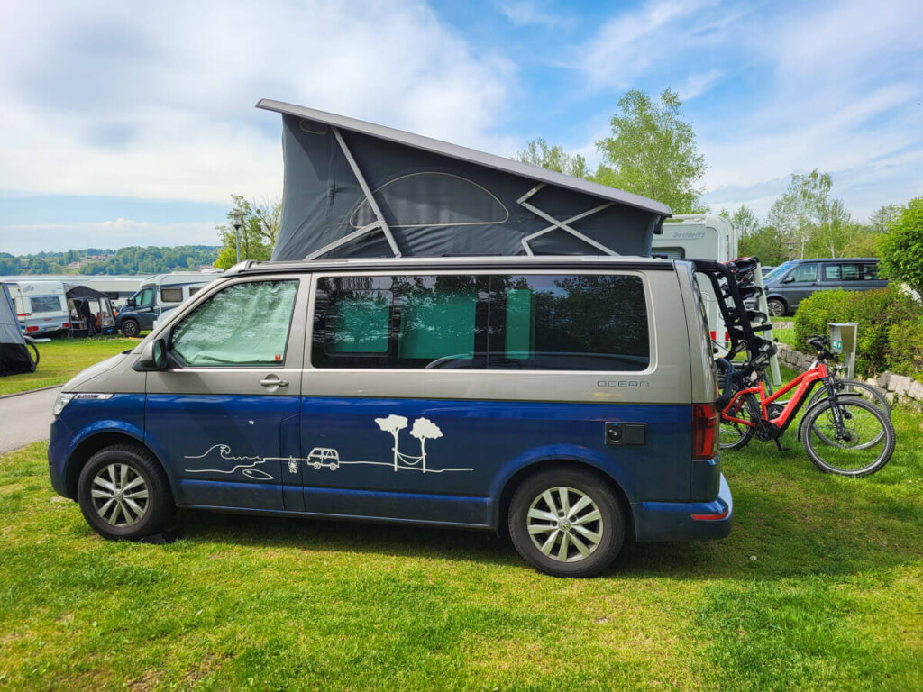 Unser Camper-Stellplatz im Chiemgu
