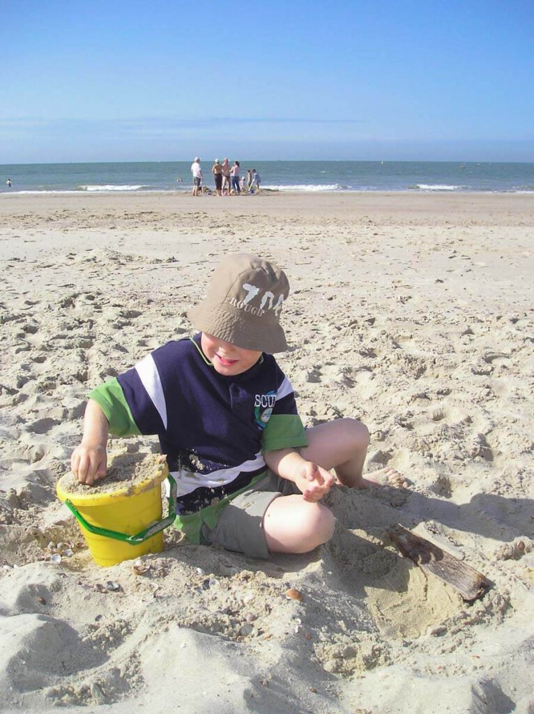 Der Banjaardstrand in Zeeland ist ein Paradies für Kinder