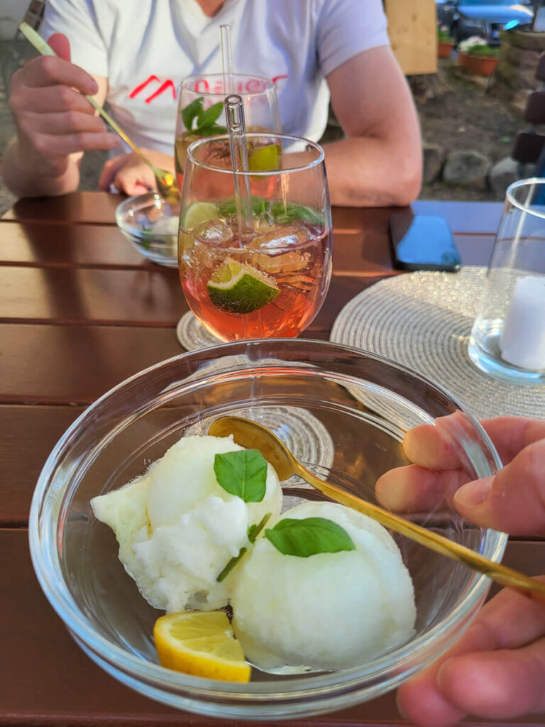 Zitronensorbet meets Sommercocktail (alkoholfrei) in der Event-Location Krone Oberkirch