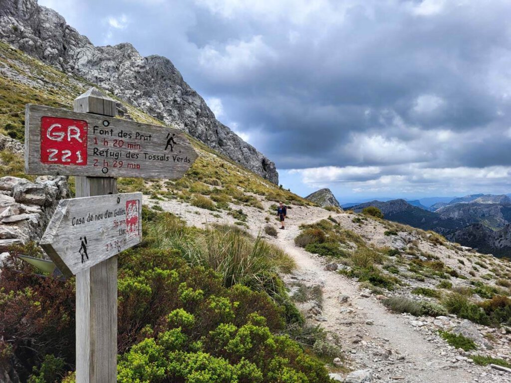 Hochalpine Landschaft am Coll des Prat - GR221 Mallorca