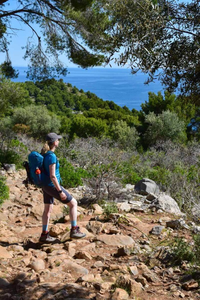 Traumhafte Meerblicke auf dem GR221 bei Sóller