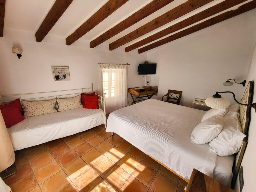 Unser Zimmer im Hotel Son Burgony