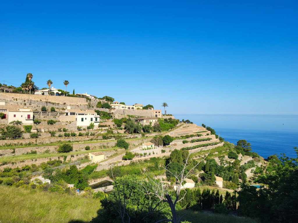Die Terrassengärten von Banyalbufar auf Mallorca
