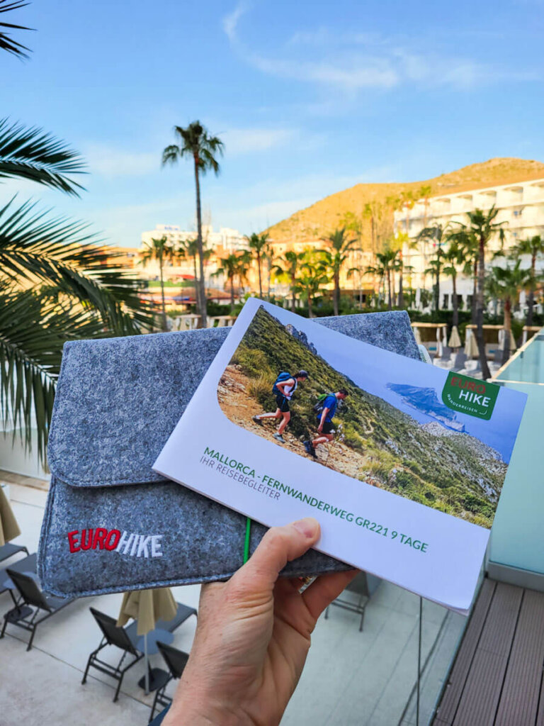 Unsere Eurohike Reiseunterlagen für die Mallorca Wanderreise auf dem GR221