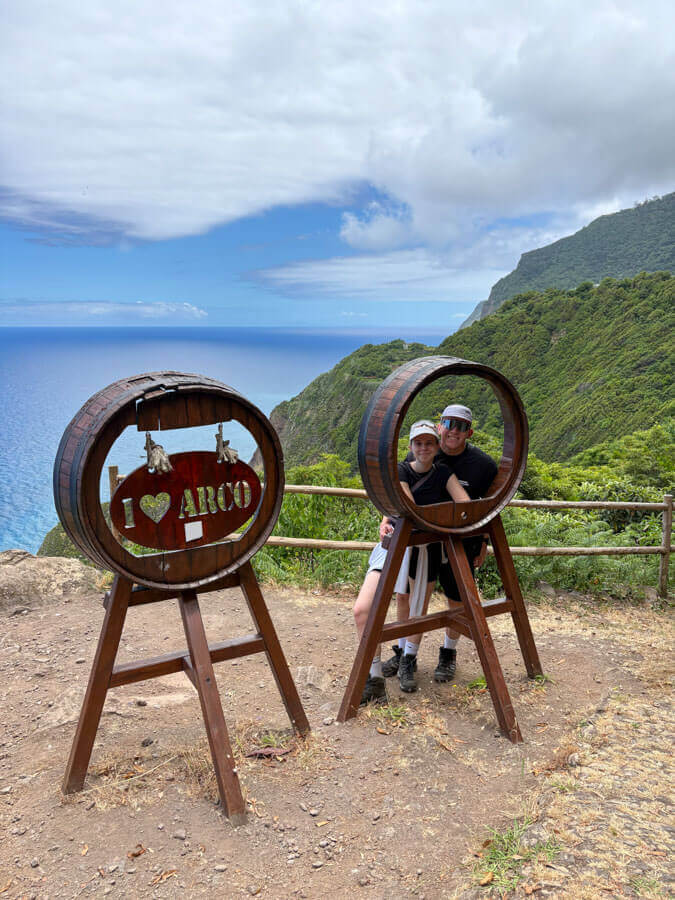 Viewpoint am Caminho da Entrosa, dem alten Königsweg auf Madeira