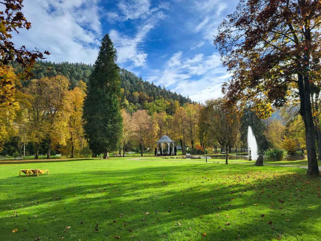 Herbstzauber im Kurpark Bad Liebenzell