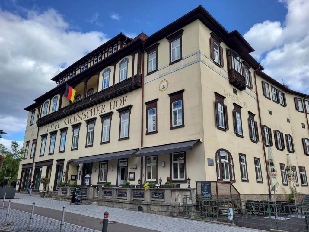 Das Hotel Sächsischer Hof, der älteste Beherbergungsbetrieb in Meiningen