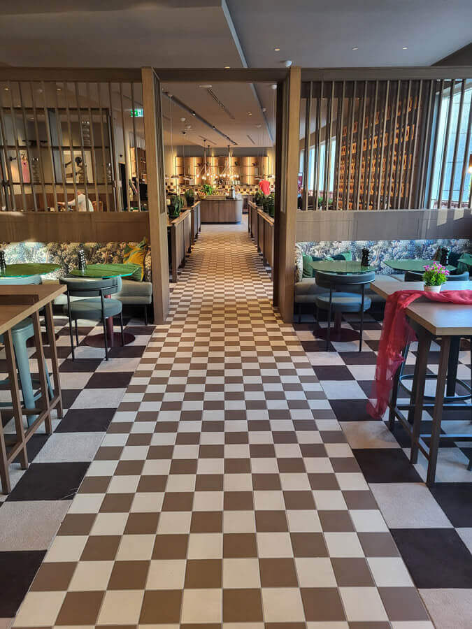 Frühstücksraum im Scandic Stuttgart Europaviertel
