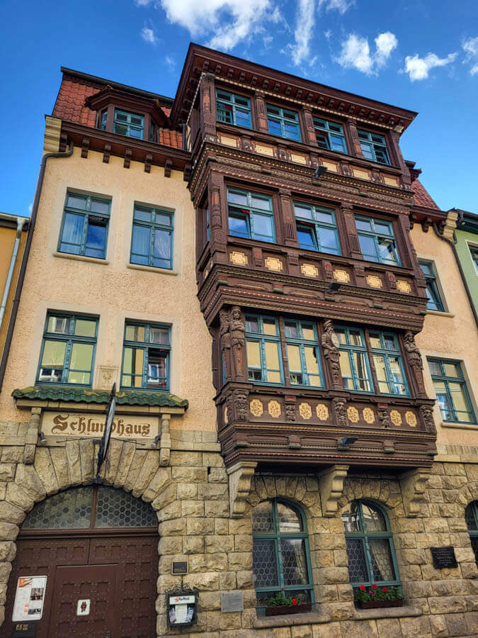 Meiningen Sehenswürdigkeiten: Das Schlundhaus in der Altstadt