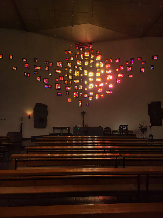 Besondere Lichtstimmung in der Kirche St. Marien